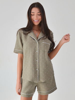 Комплект пижамный: сорочка и шорты | 6375139