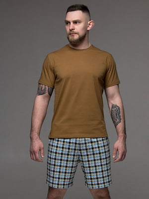 Комплект піжамний: футболка та шорти | 6375149