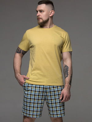Комплект пижамный: футболка и шорты | 6375150