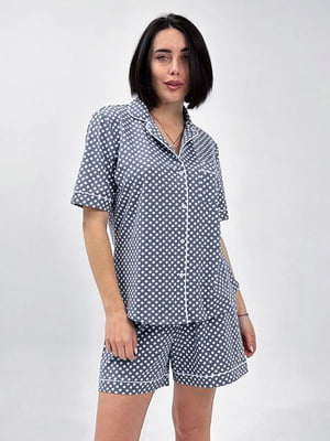 Комплект пижамный: рубашка и шорты | 6375186