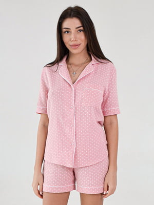 Комплект пижамный: рубашка и шорты | 6375187