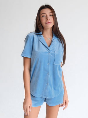 Комплект пижамный: сорочка и шорты | 6375214
