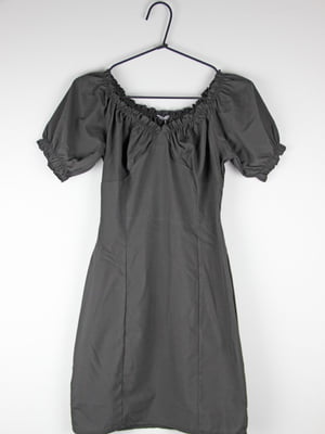 Платье А-силуэта черное | 6375388