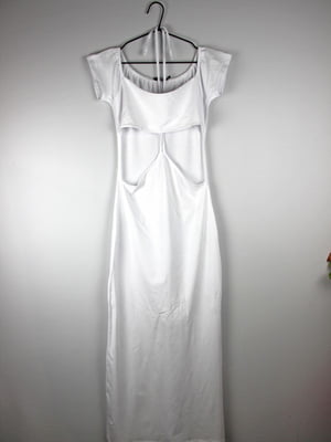 Сукня-футболка біла | 6375537