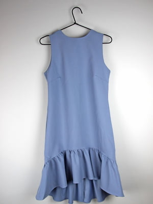 Платье А-силуэта голубое | 6375603