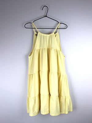 Сукня А-силуету жовта | 6375664