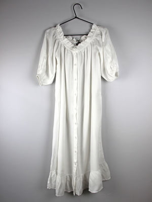 Платье А-силуэта белое | 6375726