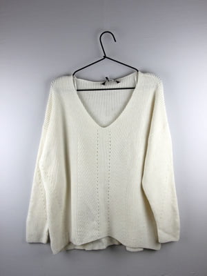 Пуловер білий | 6375824