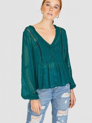 Блуза зелена | 6375849