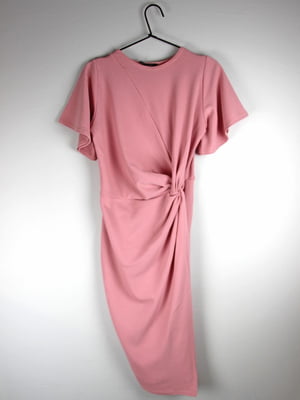 Платье-футляр розовое | 6375881