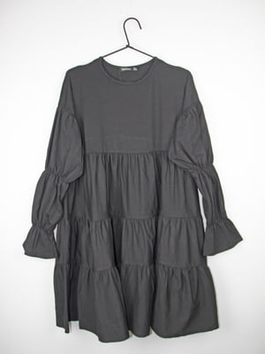 Сукня А-силуету чорна | 6376121