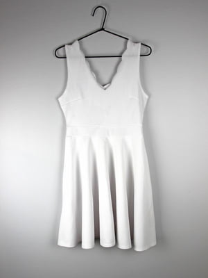 Платье А-силуэта белое | 6376122