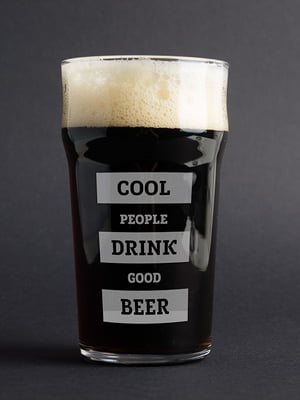 Бокал для пива "Cool people drink good beer" | 6377053