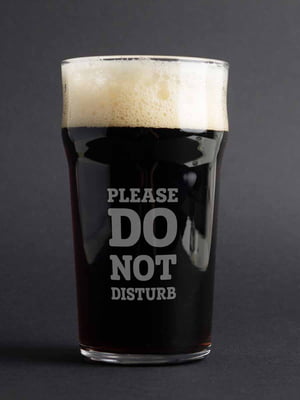 Бокал для пива "Please do not disturb" | 6377097