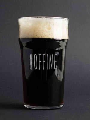Келих для пива "#offine" | 6377262