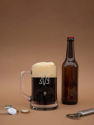 Кружка для пива с пулей "ЗСУ Герб" | 6377509
