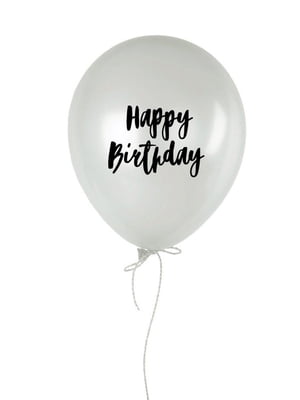 Шарик надувной "Happy birthday" | 6377814