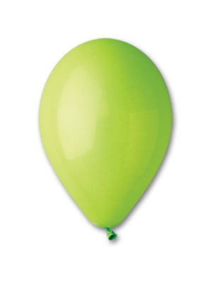 Кулька латексна пастель світло-зелена | 6377907