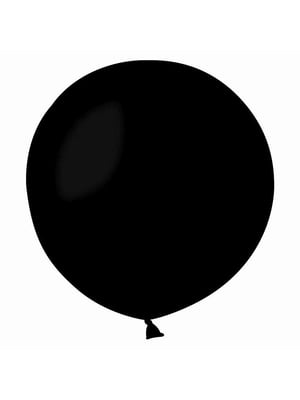 Шар мини-гигант пастель черный | 6377912