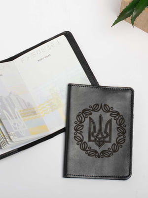 Обкладинка для паспорта "Герб з вінком" | 6377957