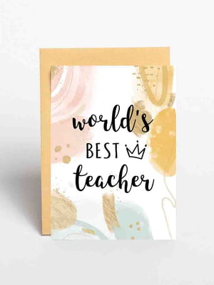 Листівка "World`s best teacher" | 6378084