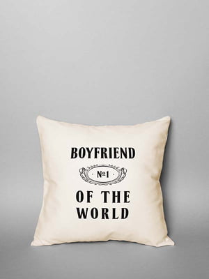Подушка "Boyfriend №1 of the world" | 6378118