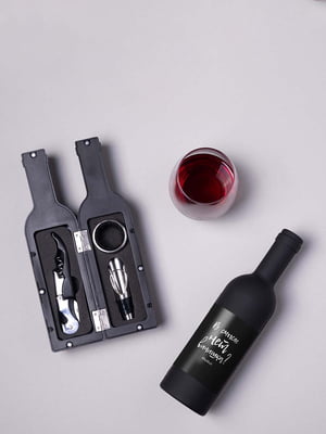 Набор для вина в бутылке "В смысле нет винишка" | 6378198