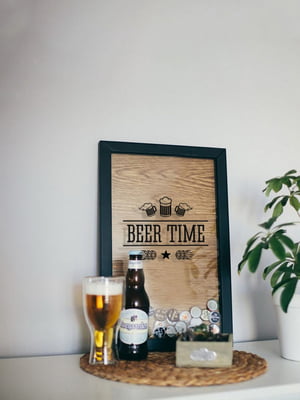 Рамка для пивних кришок "Beer time" | 6378535