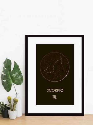 Постер "Зодиак: Скорпион" фольгированный А3 | 6378748