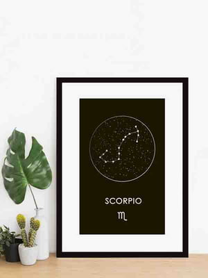 Постер "Зодиак: Скорпион" фольгированный А3 | 6378750