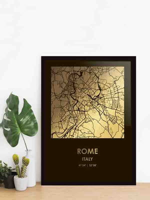 Постер "Рим / Roma" фольгированный А3 | 6378825