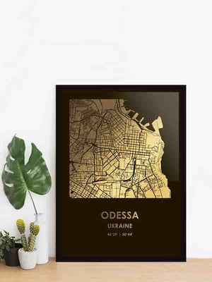 Постер "Одесса / Odessa" фольгированный А3 | 6378843