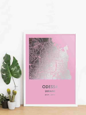 Постер "Одесса / Odessa" фольгированный А3 | 6378846