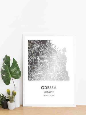 Постер "Одесса / Odessa" фольгированный А3 | 6378848