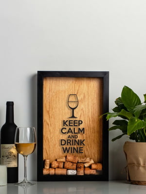 Рамка для винных пробок "Keep calm" | 6378928
