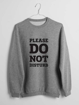 Свитшот "Please do not disturb" унисекс | 6378951