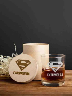 Склянка з кулею "Супермен UA" | 6379607