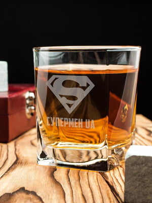 Склянка для віскі "Супермен UA" | 6380121