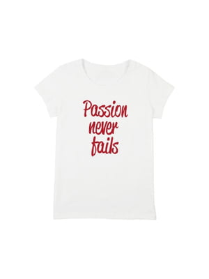 Футболка жіноча "Passion Never Fails" | 6380695