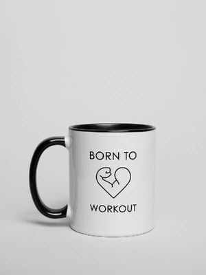 Кухоль "Born to workout" | 6381224