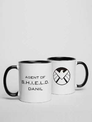 Кружка MARVEL "Agent of shield" персоналізована | 6381274