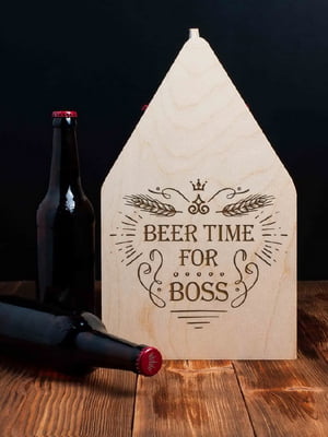 Ящик для пива "Beer time for boss" | 6381448