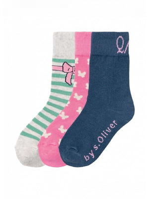 Комплект шкарпеток: 3 пари | 6372151