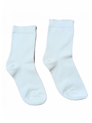Шкарпетки довгі білі | 6372175