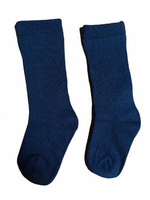 Носки длинные темно-синие | 6372185