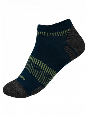 Шкарпетки для активного спорту чорні з принтом | 6372814