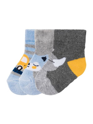 Комплект шкарпеток: 3 пари | 6373425