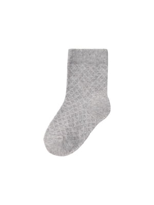 Шкарпетки бавовняні сірі | 6373438