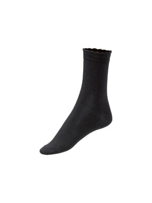 Шкарпетки бавовняні чорні | 6373467