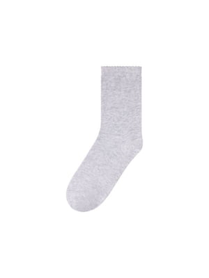 Шкарпетки бавовняні сірі | 6373469